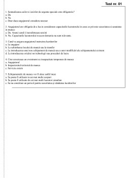 Teste de evaluare SSM